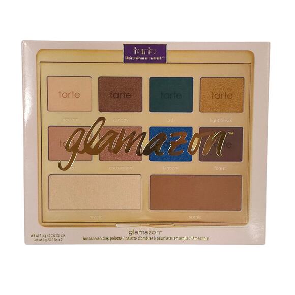 Tarte Glamazon Amazonian Clay Palette Eyeshadow Blush Highlighter Travel NEW - Picture 2 of 4